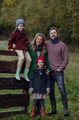 Portrait of family outdoors going on walk in nature. Mother, father and kids spending time outdoors - PhotoDune Item for Sale