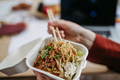 Close up of chinese food, lunch time in an office. - PhotoDune Item for Sale