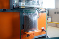 Wood pellet production machine in factory, pellet manufacturing in wood pellet line. Reusing wooden - PhotoDune Item for Sale