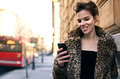 Girl with a smartphone - PhotoDune Item for Sale