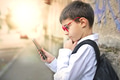 Child with a smartphone - PhotoDune Item for Sale
