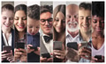 People using smartphones - PhotoDune Item for Sale