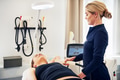 Woman having an electrolysis treatment performed on her underarm - PhotoDune Item for Sale