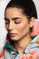 Attractive pretty girl wearing casual jacket with eyes closed - PhotoDune Item for Sale