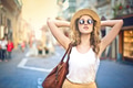 Girl in a downtown street - PhotoDune Item for Sale