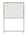 Blank Real Estate Yard Sign Ready for Your Message and Graphics Isolated on a White Background. - PhotoDune Item for Sale