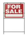 For Sale Real Estate Yard Sign Isolated on a White Background. - PhotoDune Item for Sale