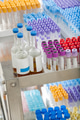 Test Tubes And Bottles On Trolley - PhotoDune Item for Sale