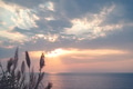 Serene Sunset Over the Calm and Beautiful Ocean at Dusk - PhotoDune Item for Sale