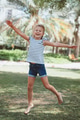 Joyful Girl with a Striped Top - PhotoDune Item for Sale