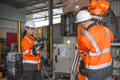 Technician engineer team fix service maintenance inspection robot arm installation in factory. - PhotoDune Item for Sale