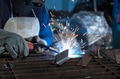 Engineer technician staff skill worker working metal parts welding in metal machinery workshop - PhotoDune Item for Sale