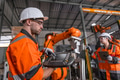 Technician engineer team fix service maintenance inspection robot arm installation in factory. - PhotoDune Item for Sale
