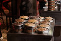 Chinese hot steam cooking food Yumcha or Dim sum in Bamboo Steamer Basket at Chinese restaurant - PhotoDune Item for Sale