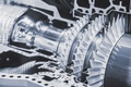 Turbine Blades, High Precision Advance Engineering, Rotor In Jet Engine or Steam Power Plant. - PhotoDune Item for Sale