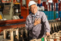 Senior factory worker chest pain suffering from heart attack, heart fail sign expression at work - PhotoDune Item for Sale