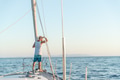Sailor Enjoying Sailing Adventure in Mediterranean - PhotoDune Item for Sale