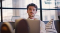 Young Businessman Working On Laptop In Informal Seating Area Of Modern Office - PhotoDune Item for Sale