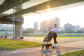 Mother Walking With Baby In Park Sunlight - PhotoDune Item for Sale