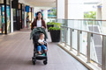 Mother shopping with baby in stroller outdoors - PhotoDune Item for Sale