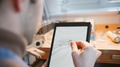 Close Up Of Male Jeweller Comparing Ring With Drawn Design On Digital Tablet In Studio - PhotoDune Item for Sale