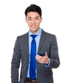 Businessman use of the mobile phone - PhotoDune Item for Sale