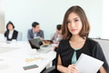 Business colleagues in conference meeting room during presentation - PhotoDune Item for Sale