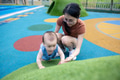 Little Baby Son Playing Outside With Mum - PhotoDune Item for Sale