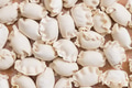 Raw dumplings with Chinese meat filling inside - PhotoDune Item for Sale
