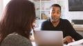 Mature Couple Sitting At Table At Home Checking Finances On Laptop Together - PhotoDune Item for Sale