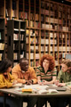 Multiethnic Young People Engaging in Collaborative Study Session in Library - PhotoDune Item for Sale