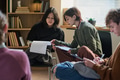 Diverse Young People Collaborating during Group Therapy Session Indoors - PhotoDune Item for Sale