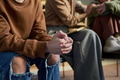 Young Men Participating in Group Therapy Session Offering Support - PhotoDune Item for Sale