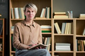 Portrait of Adult Woman Leading Group Therapy Session - PhotoDune Item for Sale