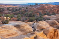 Hike in Utah in poncho - PhotoDune Item for Sale