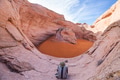 Hike in Utah in poncho - PhotoDune Item for Sale