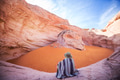 Hike in Utah in poncho - PhotoDune Item for Sale