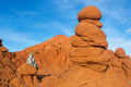 Hike in Utah in poncho - PhotoDune Item for Sale