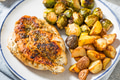 Healthy Roast Chicken Dinner with Potatoes - PhotoDune Item for Sale