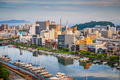 Tokushima, Japan Cityscape Over the Shinmachi River - PhotoDune Item for Sale