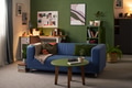 Living Room Interior Featuring Cozy Sofa and Stylish Home Decor - PhotoDune Item for Sale