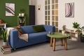 Living Room Featuring Green Accents and Indoor Plants Creating Cozy Atmosphere - PhotoDune Item for Sale