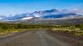 Dovrefjell National Park Norway under blue sky and low clouds. - PhotoDune Item for Sale