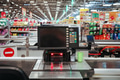 Modern supermarket checkout terminal with screen, barcode scanner - PhotoDune Item for Sale