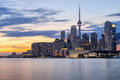 Toronto, Ontario, Canada Skyline on Lake Ontario at DUsk - PhotoDune Item for Sale