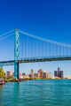 Detroit, Michigan, USA with the Ambassador Bridge - PhotoDune Item for Sale
