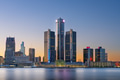 Detroit, Michigan, USA Skyline at Dusk - PhotoDune Item for Sale