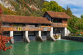 Unterseen, Switzerland with the Aare River Dam - PhotoDune Item for Sale