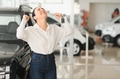 Happy Owner. Overjoyed Lady Holding Keys Of Her New Car After Buying - PhotoDune Item for Sale