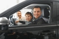 family choosing a car in dealership, they want the most comfortable and safe car - PhotoDune Item for Sale